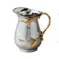 Golden Vine Collection Stainless Steel Hammered Pitcher